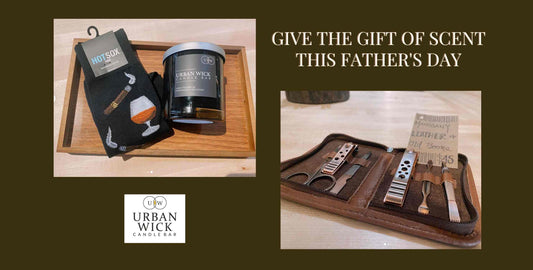 Father's Day gifts, make a candle, Urban Wick Candle Bar