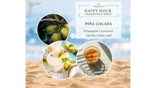 Transport Your Senses to Paradise:  Piña Colada Inspired Candle
