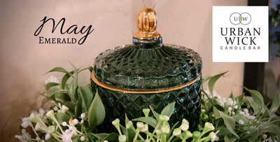 May Birthstone Candle Vessel - Radiant Emerald
