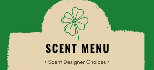 scent menu, st. patrick's day, make a candle, urban wick, candles