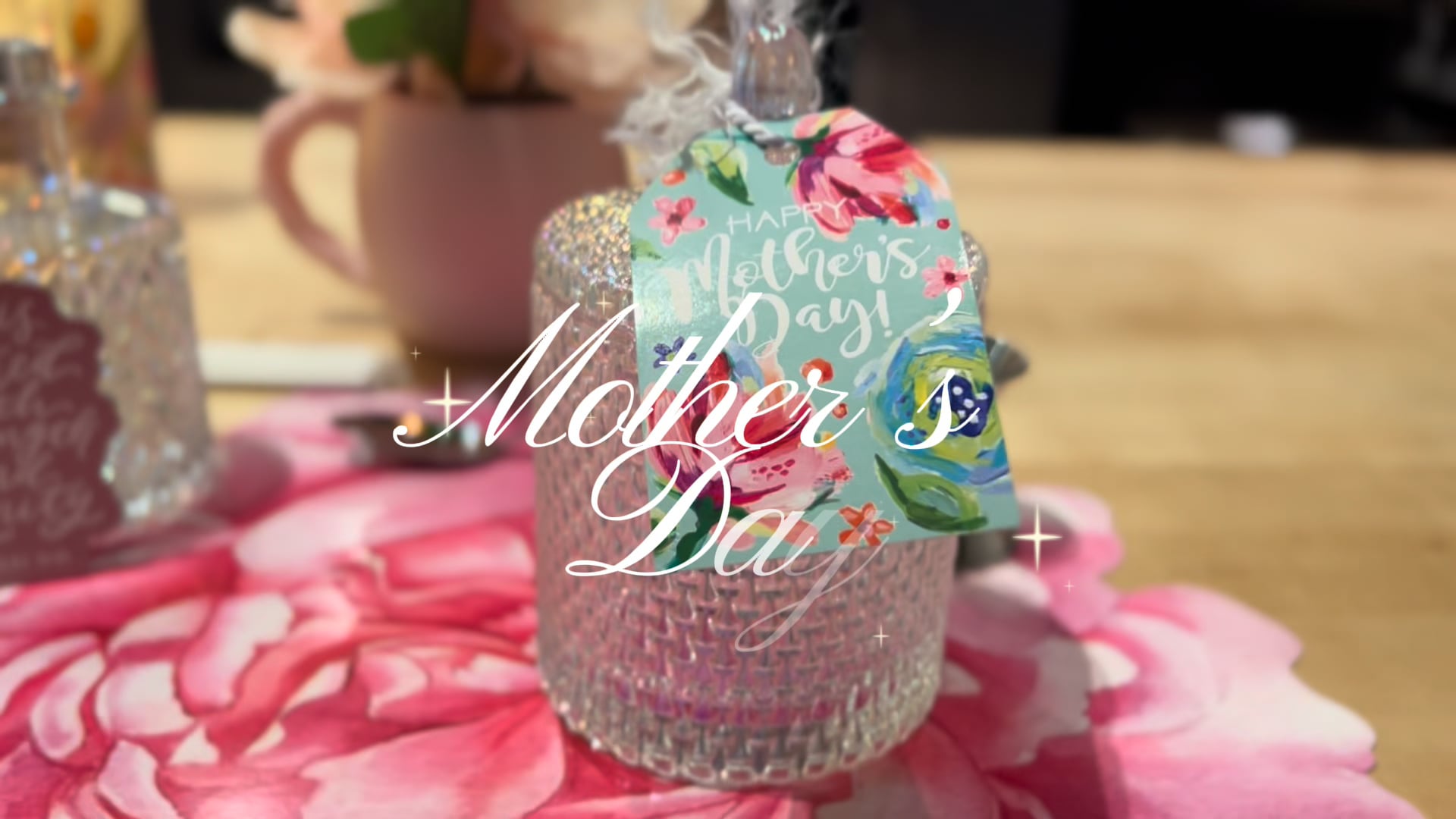 Mother's day candle bar